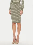 Spódnice - Guess Spódnica ołówkowa W4BD53 Z37K0 Zielony Regular Fit - miniaturka - grafika 1