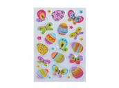 Wielkanoc - Dekoracyjne naklejki Motylki i pisanki - 25 szt. - miniaturka - grafika 1