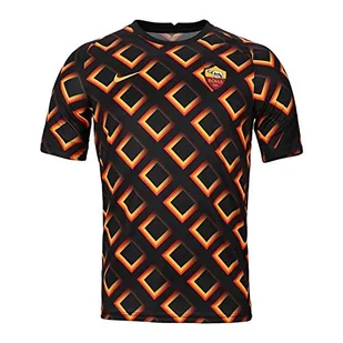 Nike Męski T-shirt Roma M Nk Brt Top Ss Pm Czarny/złoty uniwersytet / (Uniwersytet złoty) (bez sklejki sponsora) M - Koszulki męskie - miniaturka - grafika 1