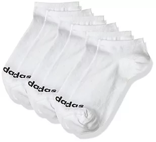 Adidas Skarpety uniseks No Show 3pp biały biały i czarny M GE1382 - Skarpetki męskie - miniaturka - grafika 1