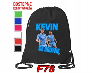 WOREK SZKOLNY NA WF SPORTOWY KEVIN DE BRUYNE PIŁKARZ CITY - IMIĘ - Torby szkolne - miniaturka - grafika 1