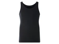 Koszulki męskie - LIVERGY® Podkoszulki męskie z bawełny, 3 sztuki (Czarny, 8/XXL) - miniaturka - grafika 1