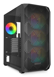Sharkoon AK3 RGB Midi Tower Czarny - Obudowy komputerowe - miniaturka - grafika 1