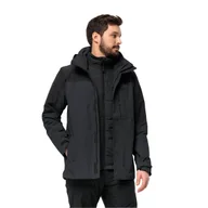 Kurtki męskie - Męska kurtka  Jack Wolfskin ROMBERG 3IN1 JKT M phantom - XL - miniaturka - grafika 1