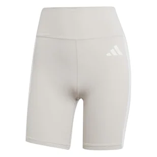 adidas Damskie krótkie legginsy Optime Essentials 3Stripes XS 18 cm - Legginsy - miniaturka - grafika 1