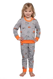Piżama dziecięca Orso szara 98/104 - Piżamy dla dziewczynek - miniaturka - grafika 3