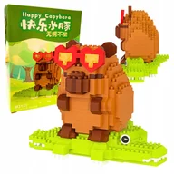 Klocki - Klocki Kapibara Konstrukcyjne Kapibarka Krokodyl Zestaw Klocków Figurka - miniaturka - grafika 1