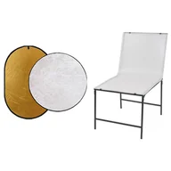 Lampy studyjne - vidaXL Zestaw studyjny Zestaw studyjny ze stolikiem fotograficznym i blendami 3067118 - miniaturka - grafika 1