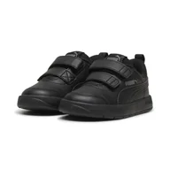 Odzież sportowa dziecięca - Sneakersy dla małych dzieci Courtflex V3 PUMA Black Cast Iron Gray - miniaturka - grafika 1