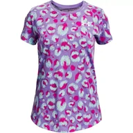 Koszulki dla dziewczynek - Koszulka dziewczęca Under Armour Live Fierce Instinct Print SS - miniaturka - grafika 1
