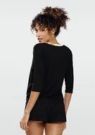 Piżamy damskie - KOMPLET EDITH (kolor granat, rozmiar S) - miniaturka - grafika 1