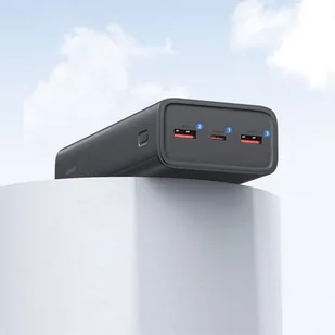 USAMS Powerbank PB68 30000mAh 20W PD+QC 3.0 Fast charging Digital Display czarny/black XY 30KCD19101 US-CD191 - Powerbanki - miniaturka - grafika 18