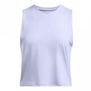 Damski top treningowy Under Armour Vanish Energy Crop Tank - niebieski - UNDER ARMOUR - Koszulki sportowe damskie - miniaturka - grafika 1