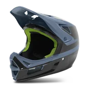 Kaski rowerowe - Kask MTB FOX Rampage Comp Pyłowy niebieskiM - miniaturka - grafika 1