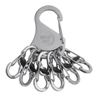 Akcesoria turystyczne - Nite Ize - S-Biner KeyRack Locker - Stalowy - KLK-11-R3 - miniaturka - grafika 1