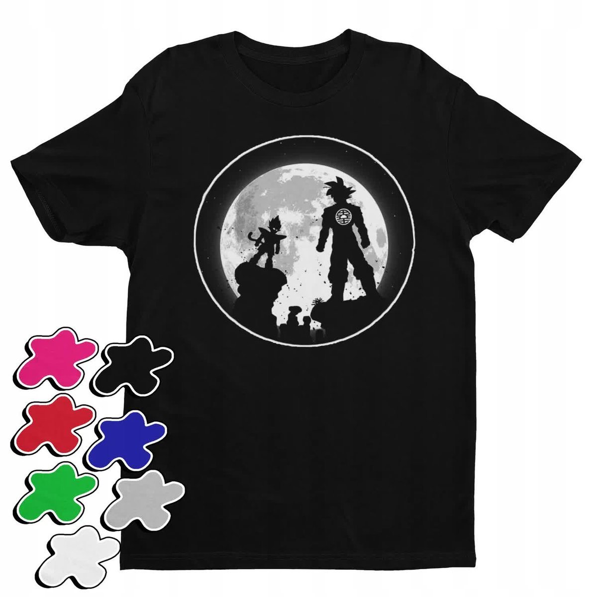 Koszulka T-Shirt Dziecięca Z Nadrukiem Dragon Ball Anime Goku -L 146-152
