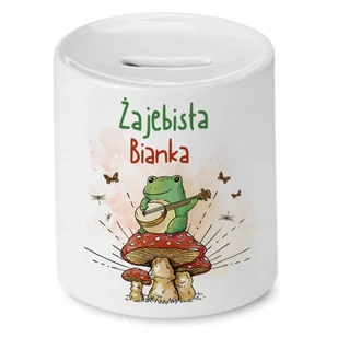Skarbonka Dla Bianki na Urodziny Idealny Prezent z Nadrukiem ze Zdjęciem + Opakowanie na prezent (wzór 03) - Skarbonki - miniaturka - grafika 1