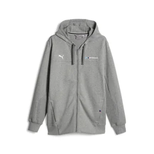 Bluza z kapturem męska Puma BMW MMS HDD szara 62122103-L - Bluzy męskie - miniaturka - grafika 1