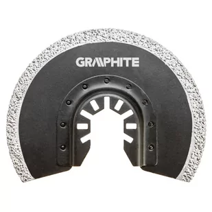 GRAPHITE Tarcza półokrągła HM do ceramiki, 85 mm TOP-56H004 - Brzeszczoty - miniaturka - grafika 1