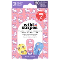 Inne akcesoria do pielęgnacji dzieci - Wild Stripes Kids Sensitive, plastry dla dzieci, Fantasy, 20 sztuk - miniaturka - grafika 1