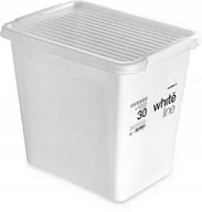 Pojemniki kuchenne - ORPLAST SP. Z O.O. SP. K. Pojemnik Z Pokrywą White Line 30l 1542 AUR000347 - miniaturka - grafika 1