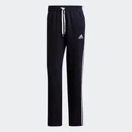 Spodnie męskie - Essentials Fleece Open Hem 3-Stripes Joggers - Adidas - miniaturka - grafika 1