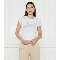 Koszulki i topy damskie - GUESS T-shirt Cropped Fit - miniaturka - grafika 1