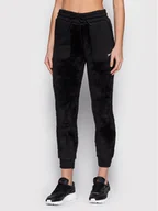 Spodnie sportowe damskie - Reebok Spodnie dresowe MYT Cozy GS9363 Czarny Regular Fit - miniaturka - grafika 1