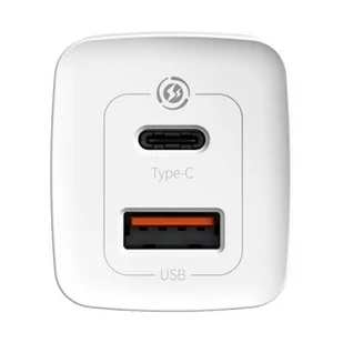 Baseus GaN2 Lite szybka ładowarka sieciowa 65W USB / USB Typ C Quick Charge 3.0 Power Delivery (azotek galu) biały (CCGAN2L-B02) - Ładowarki do telefonów - miniaturka - grafika 4