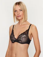 Biustonosze - Chantelle Biustonosz z fiszbiną Orangerie C17Q20 Czarny - miniaturka - grafika 1