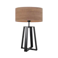 Lampy stojące - Czarna lampa stołowa w stylu skandynawskim THOR ECO - miniaturka - grafika 1