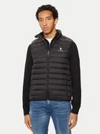 Kamizelki męskie - U.S. Polo Assn. Kamizelka MUP3267 Czarny Regular Fit - miniaturka - grafika 1