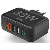 Ładowarki do telefonów - Hama Ładowarka sieciowa 201629 33W Czarny - miniaturka - grafika 1