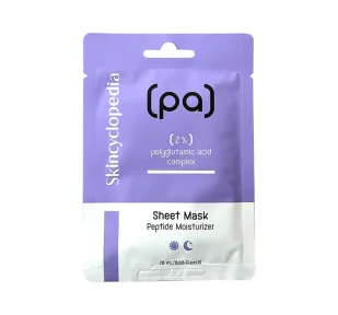 SKINCYCLOPEDIA MASKA W PŁACHCIE DO TWARZY Z 2% KOMPLEKSEM KWASU POLIGLUTAMINOWEGO 20ML - Maseczki do twarzy - miniaturka - grafika 1