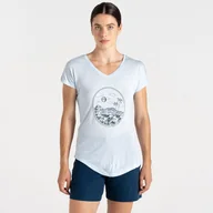 Koszulki i topy damskie - Dare 2b Damska koszulka Serene Niebieski, Rozmiar: 46 - miniaturka - grafika 1