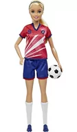 Lalki dla dziewczynek - Lalka Barbie Kariera Piłkarka HCN17 DVF50 MATTEL - miniaturka - grafika 1