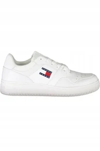 Męskie buty sportowe Tommy Hilfiger białe Kolor: biały, rozmiar: 40 - Buty sportowe męskie - miniaturka - grafika 1