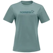 Koszulki sportowe damskie - Koszulka damska Norrona 29 cotton Norrøna viking T-shirt Rozmiar: M / Kolor: jasnoniebieski - miniaturka - grafika 1