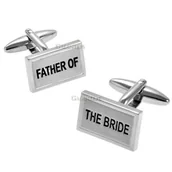 Spinki do mankietów i krawatów - Spinki do mankietów Ojciec Panny Młodej SD-0227 - miniaturka - grafika 1