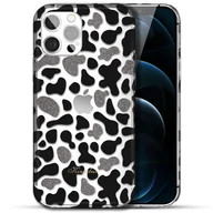 Etui i futerały do telefonów - Kingxbar Wild Series etui do iPhone 13 Pro (wzór: krowa) - miniaturka - grafika 1