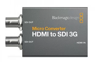 Blackmagic Micro Converter HDMI na SDI 3G (bez zasilacza) -  Raty - Konwertery sieciowe i transceivery - miniaturka - grafika 1