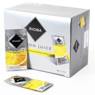 Cytrynka jednorazowa RIOBA 4ml saszetka 1szt. - Soki i napoje niegazowane - miniaturka - grafika 1