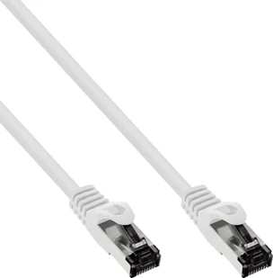 InLine InLine® Patch Cable S/FTP PiMF Cat.8.1 halogen free 2000MHz white 15m - Patchcordy - miniaturka - grafika 1