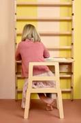 Krzesełka i taborety dla dzieci - KRZESEŁKO FLEX O naturalne - miniaturka - grafika 1