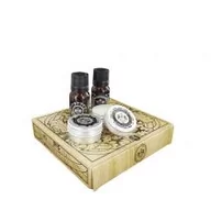 Kosmetyki i akcesoria do pielęgnacji brody - Dear Barber SET Mini Grooming M) olejek do brody 10ml + edt 10ml + wosk do wąsów 15ml + balsam do brody 15ml - miniaturka - grafika 1