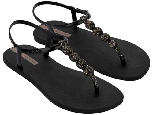 IPANEMA Class Easy ON Glow Fem, klapki damskie, 37 EU, Czarny (Black), 37 EU