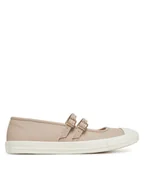 Trampki damskie - Converse Baleriny Chuck Taylor All Star Dainty Mary Jane A11491C Beżowy - miniaturka - grafika 1