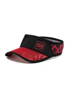 Czapki damskie - Compressport Daszek Spiderweb Ultra Visor 18265 Czerwony - miniaturka - grafika 1