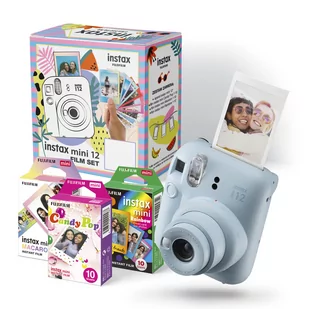 Fujifilm Instax Box Mini 12 pastel blue - Aparaty natychmiastowe - miniaturka - grafika 1