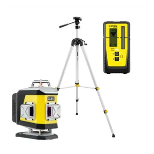 ZESTAW Laser krzyżowy Nivel System CL4G zielony + statyw SJJM1EX + czujnik RD800 Nivel System - Poziomice laserowe - miniaturka - grafika 1